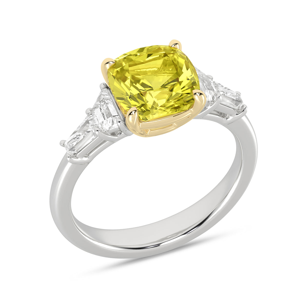 Certified Lab Grown 14K 4.00CT Diamond Engagement Ring 66075