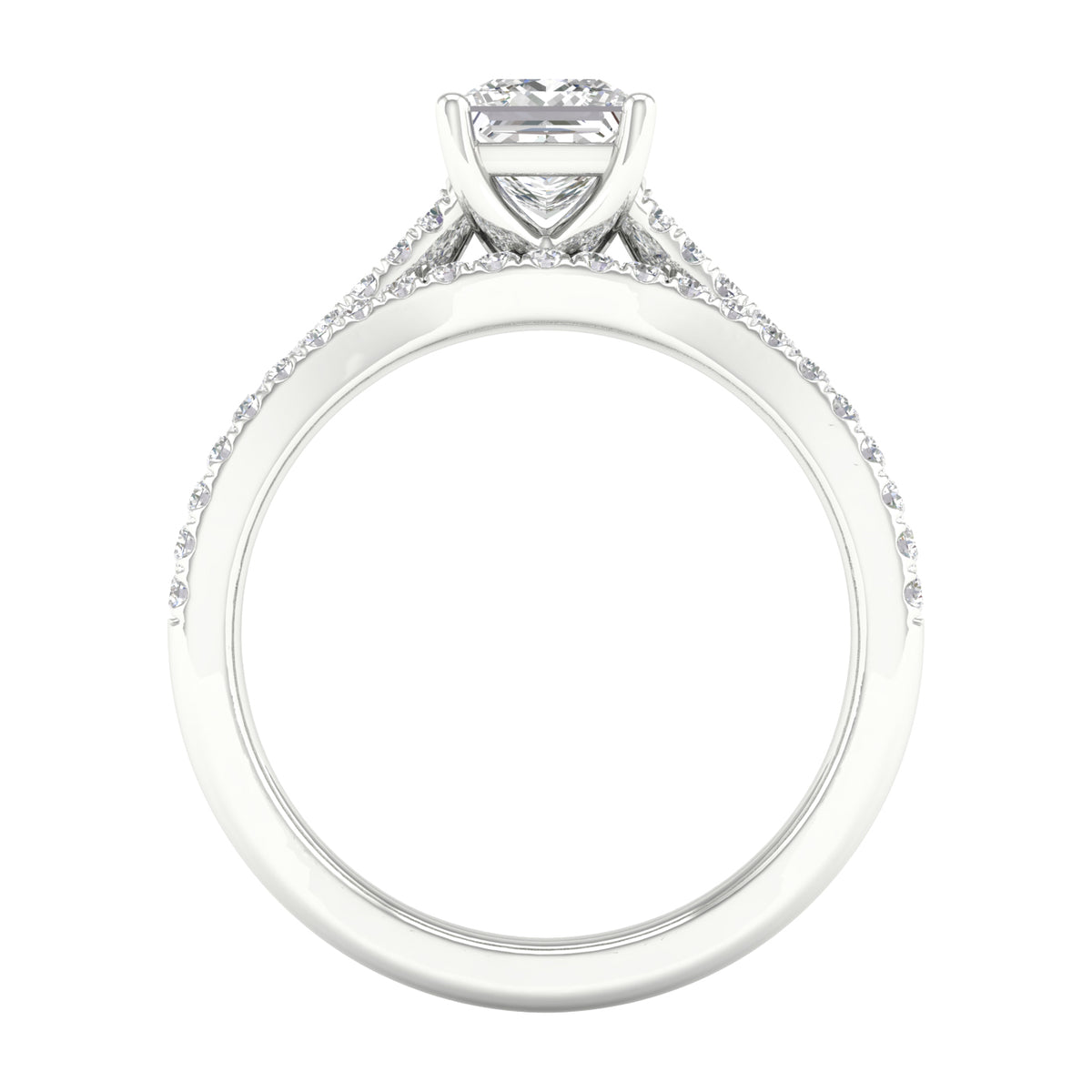 Certified Lab Grown 14K 1.40CT Diamond Bridal Set 66091