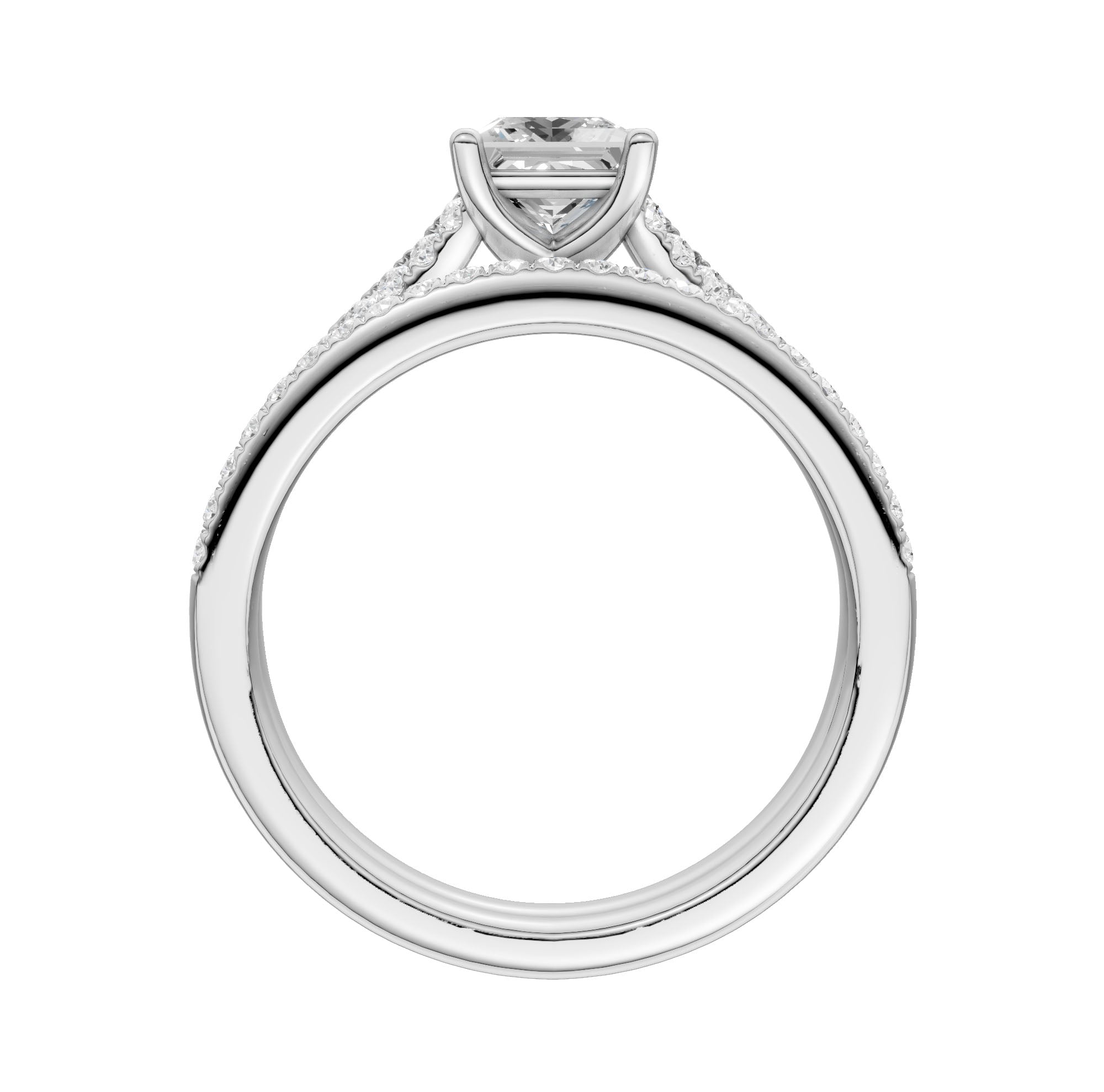 Certified Lab Grown 14K 1.40CT Diamond Bridal Set 66138