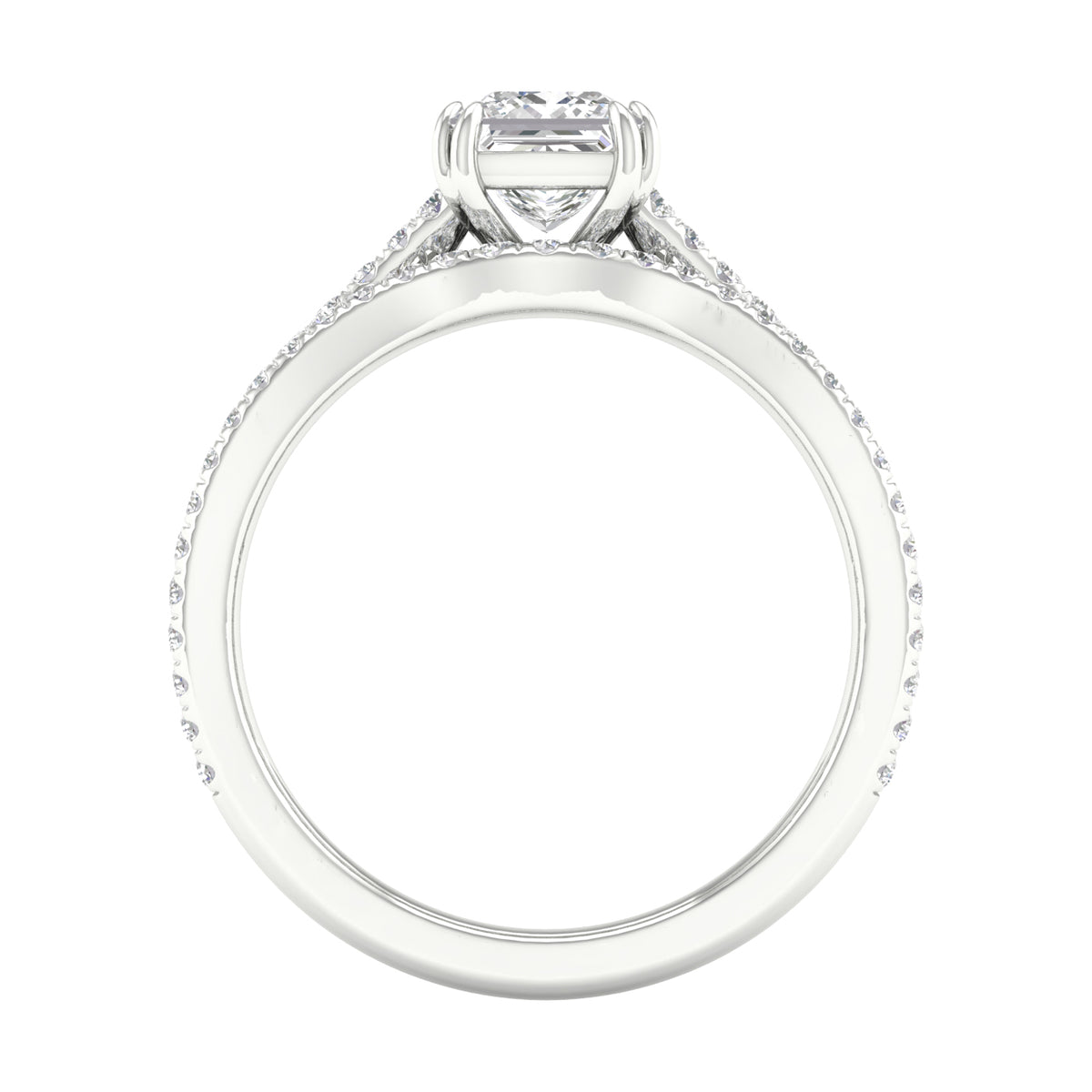 Certified Lab Grown 14K 1.65CT Diamond Bridal Set 66157