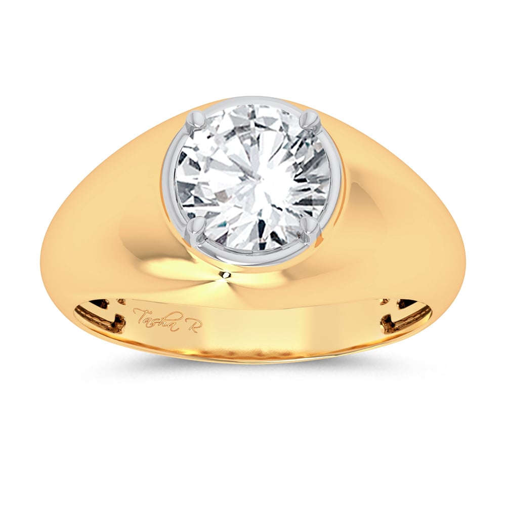 14K 2.00CT Certified Lab Grown Mens Ring 66325