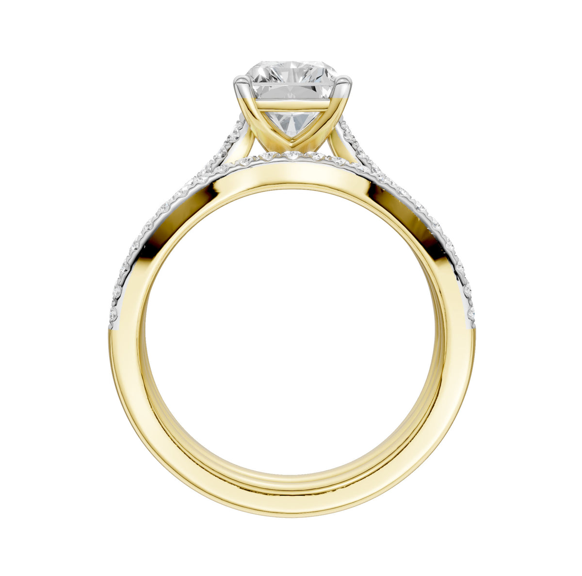 14K 2.40CT Lab Grown Diamond Bridal Set 66495