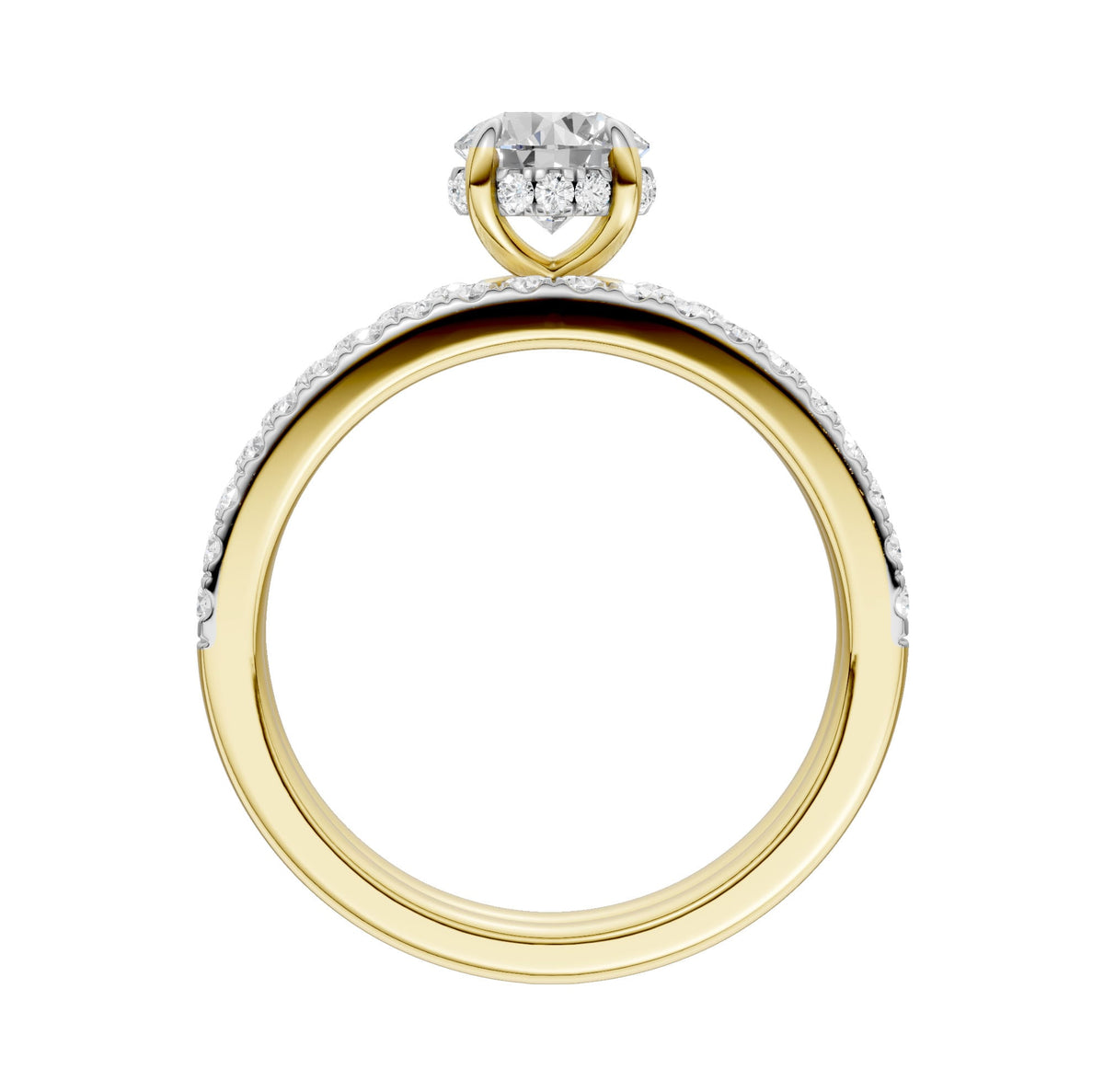 14K 1.50 CT Lab Grown Diamond Bridal Set 66504
