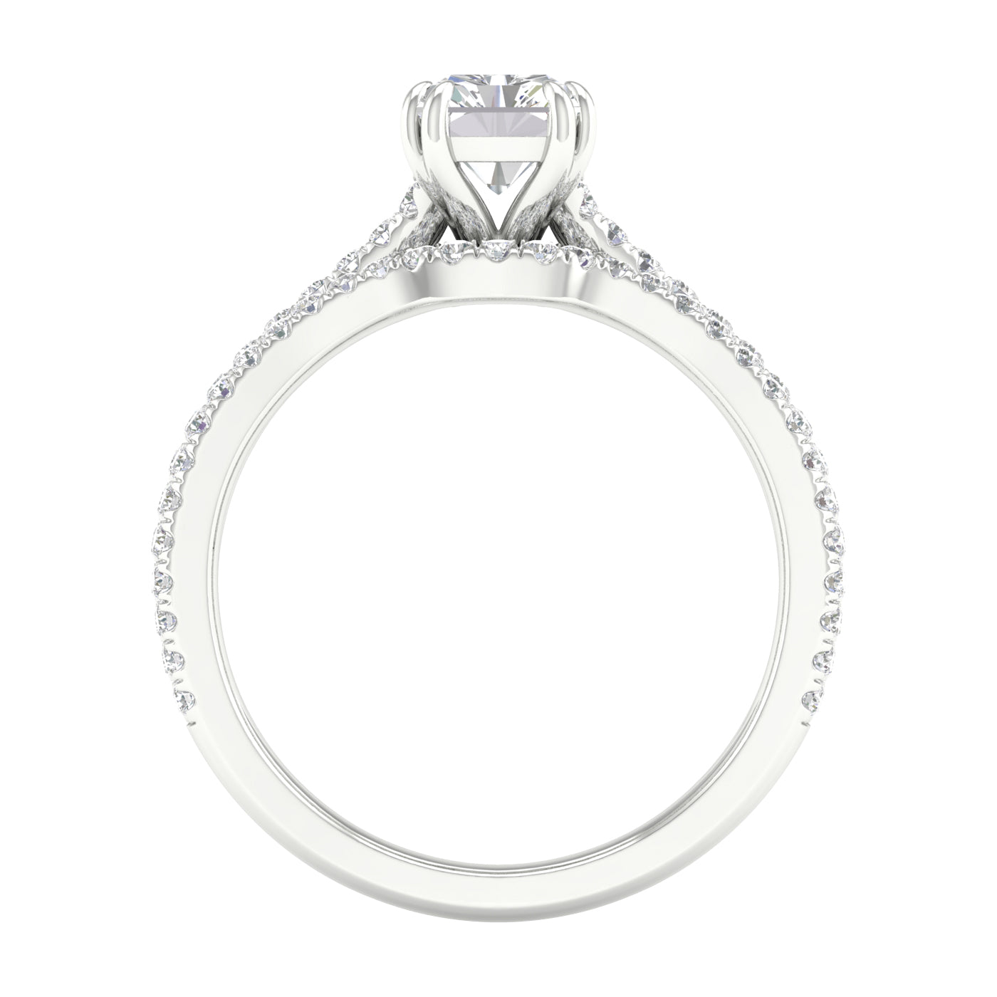 14K 1.50CT Lab Grown Diamond Bridal Set 66515