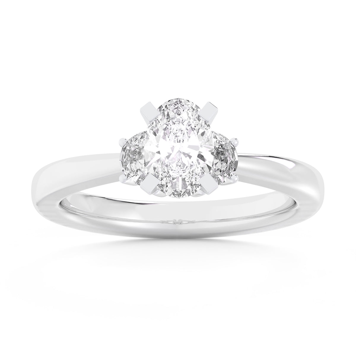 14K 3.51CT Lab Grown Enagement Ring 66629