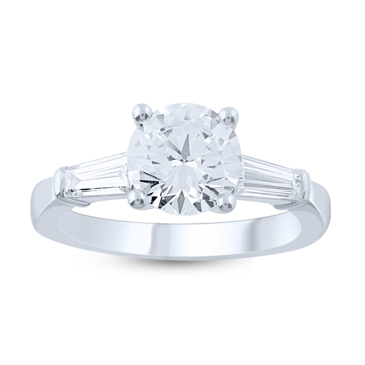 14K 2.50CT Lab Grown Engagement Ring 66666