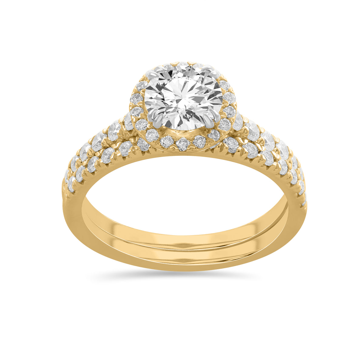 14K 1.75CT Certified Lab Grown Diamond Bridal 66713