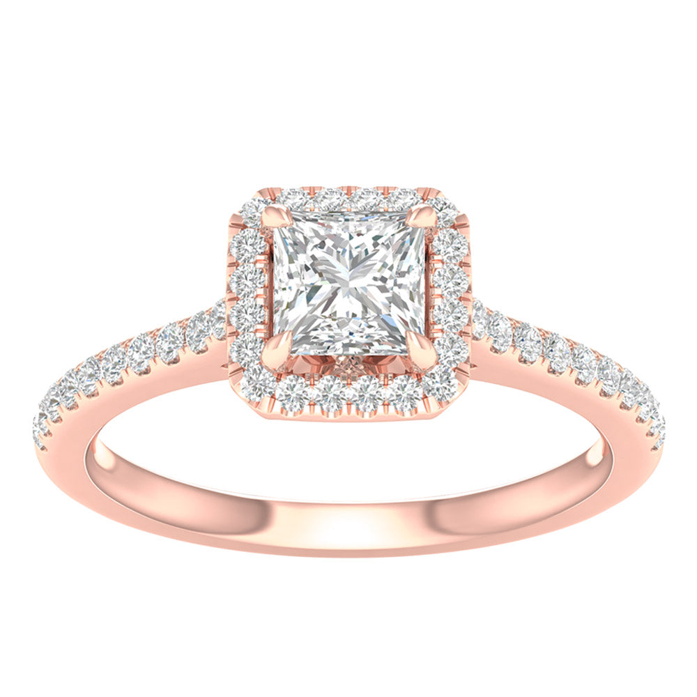 14K 1.25CT Lab Grown Diamond Engagement Ring 66844