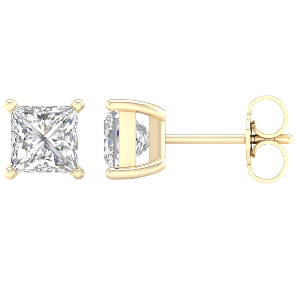 14K 1.00CT Certified Lab Grown Diamond Earrings 66878