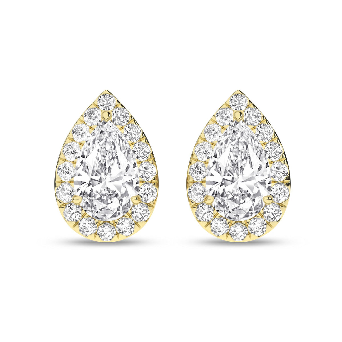 14K 2.25ct Certified Lab Grown Diamond Earrings 66897