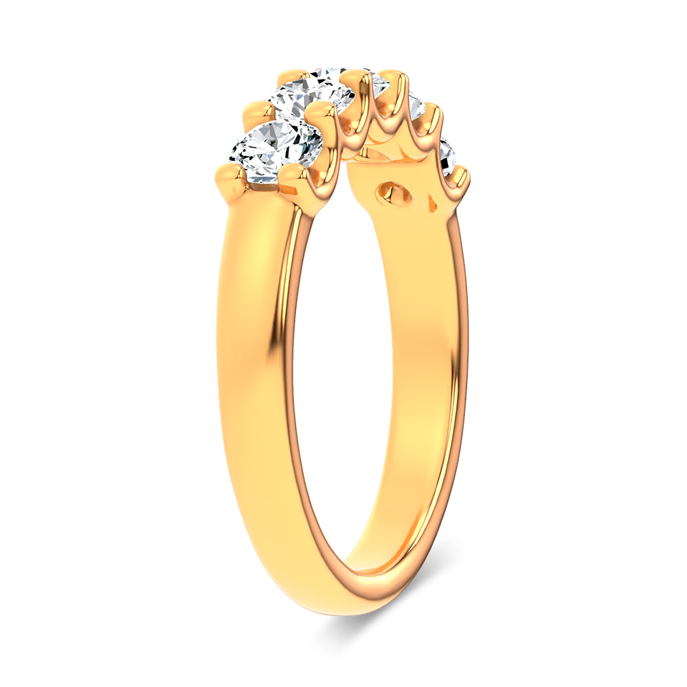 10K 1.00CT Lab Grown Ladies Band 66920