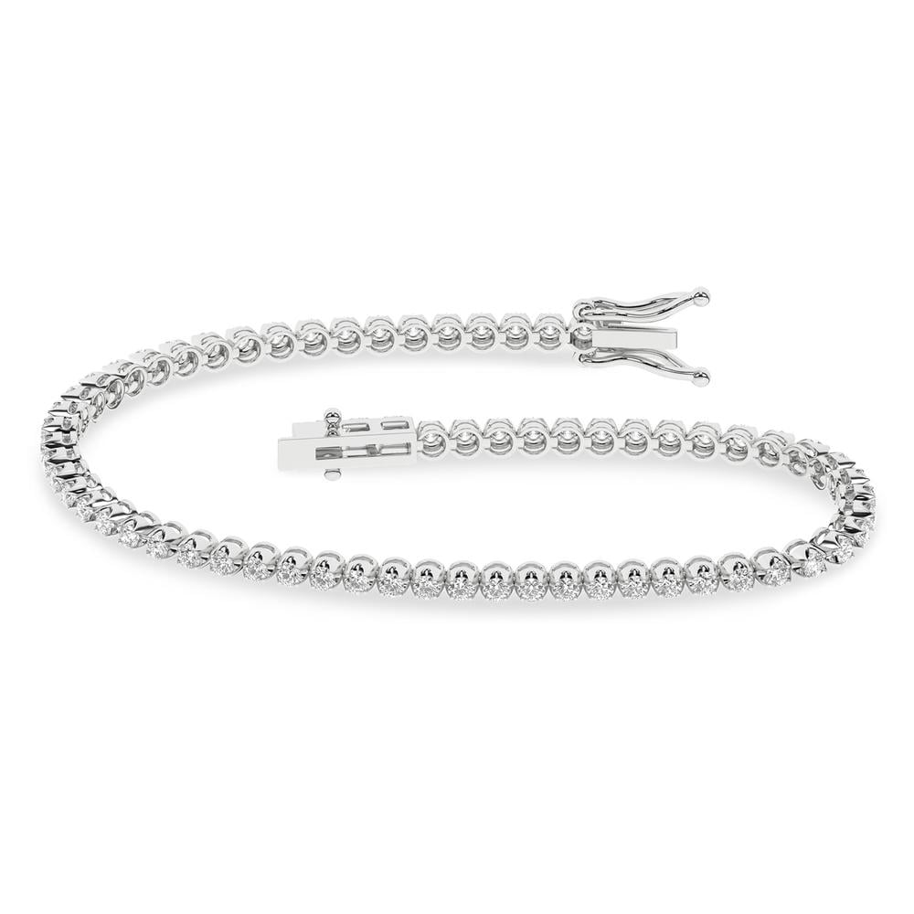 14K 5.00ct Lab Grown Bracelet ( EGL Certified ) 67001