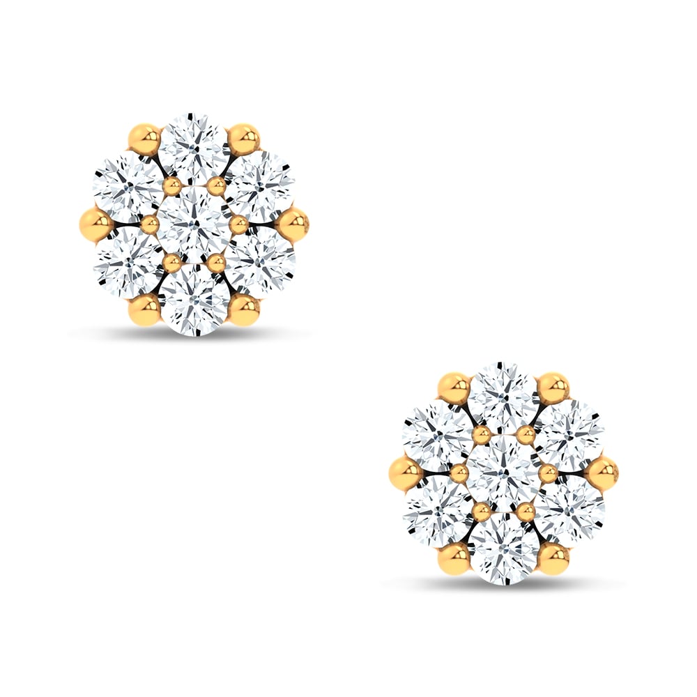 14K 0.69CT Lab Grown DIAMOND EARRING 67043