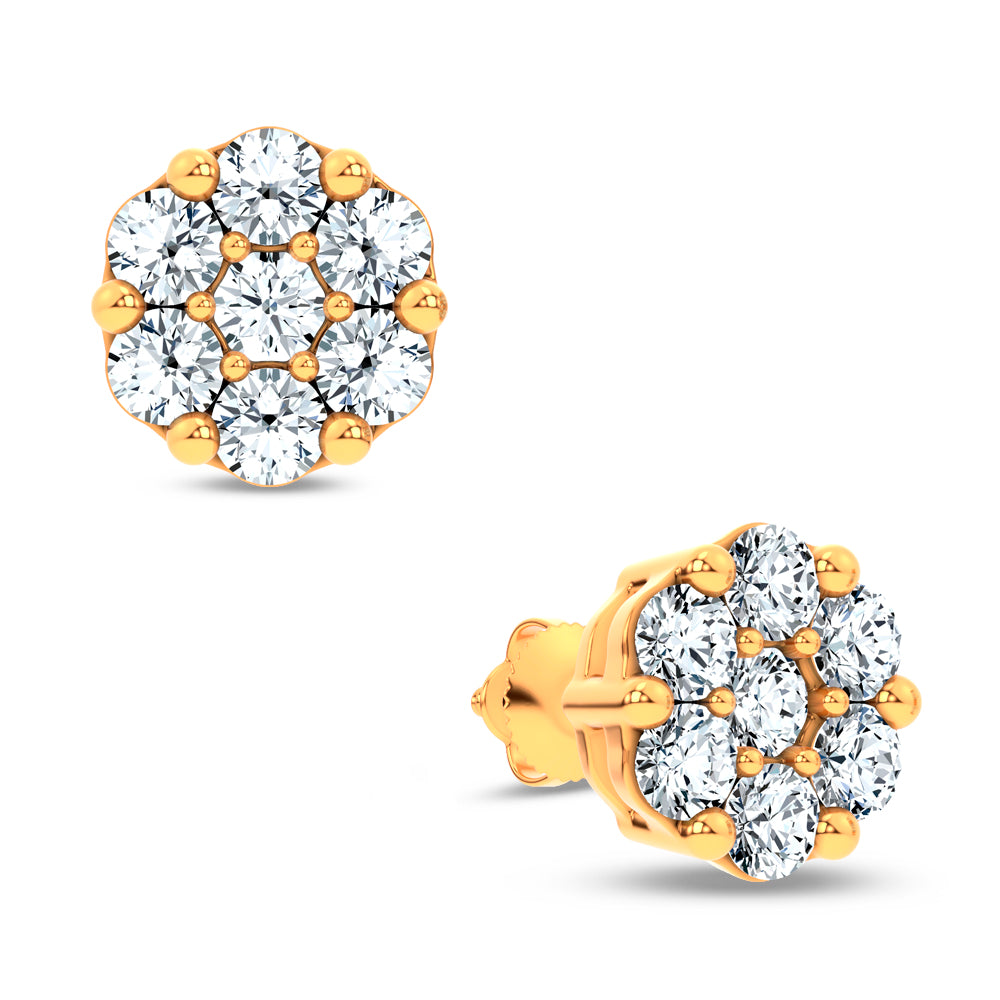14K 2.00CT Lab Grown DIAMOND EARRING 67396