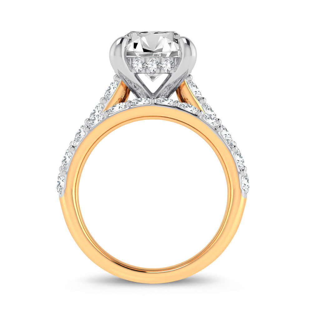 14K 5.00CT Certified Lab Grown Diamond Bridal Ring 67427