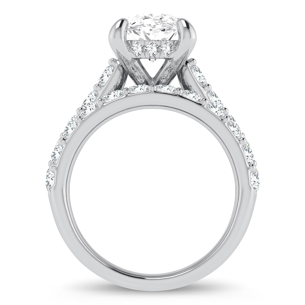 14K 5.00CT Certified Lab Grown Diamond Bridal Ring 67430
