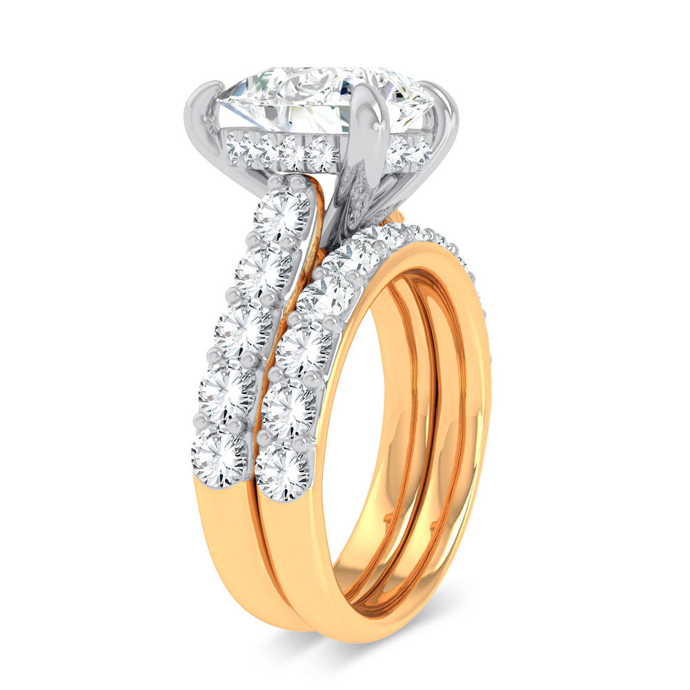 14K 5.00CT Certified Lab Grown Diamond Bridal Ring 67433