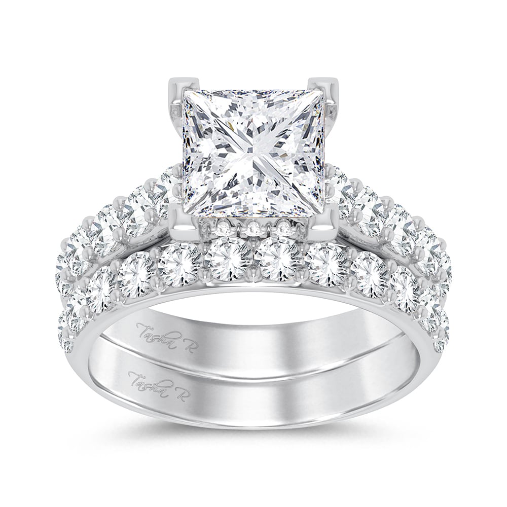 14K 5.00CT Certified Lab Grown Diamond Bridal Ring 67434