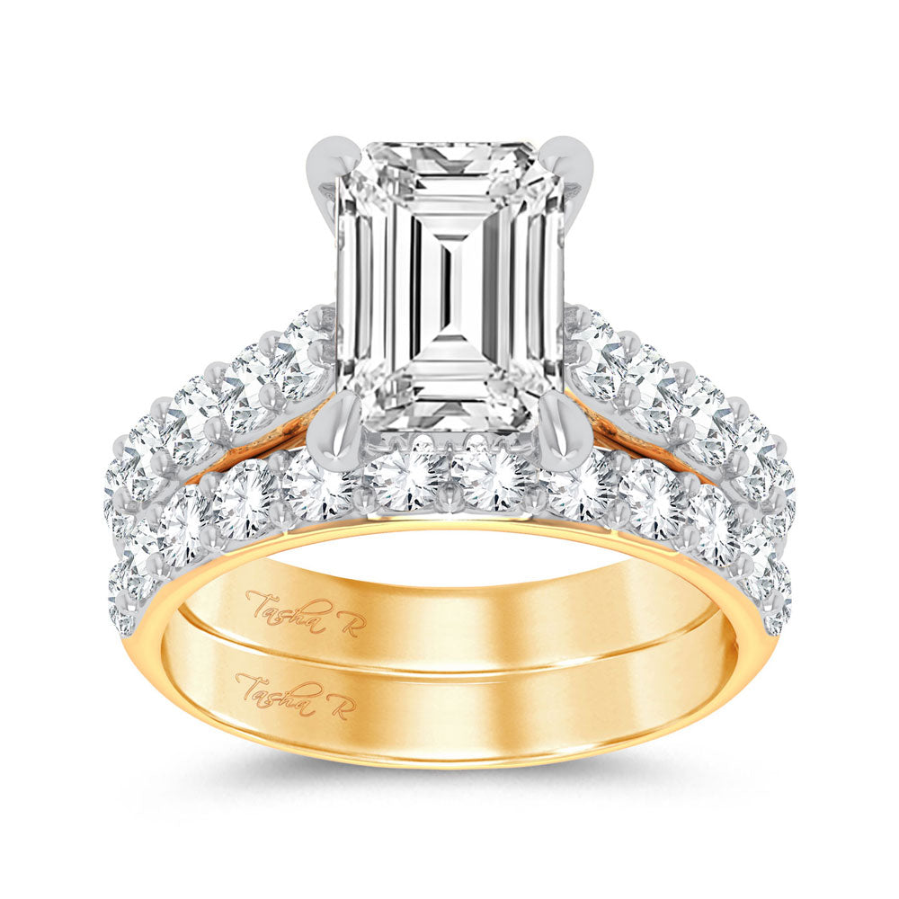 14K 5.00CT Certified Lab Grown Diamond Bridal Ring 67437