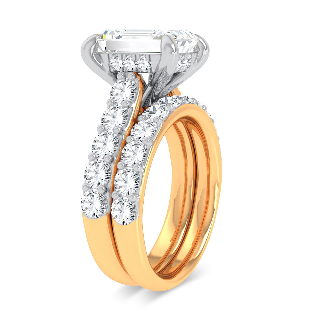 14K 5.00CT Certified Lab Grown Diamond Bridal Ring 67437