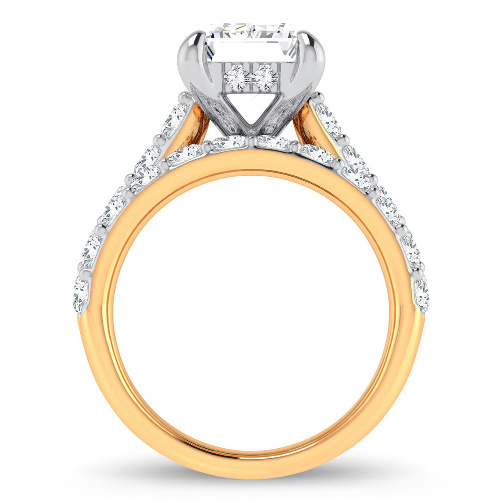 14K 5.00CT Certified Lab Grown Diamond Bridal Ring 67437