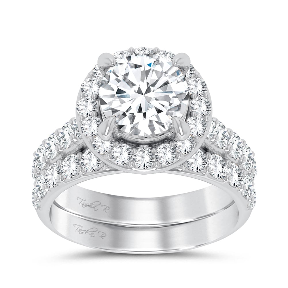 14K 5.00CT Certified Lab Grown Diamond Bridal Ring 67438