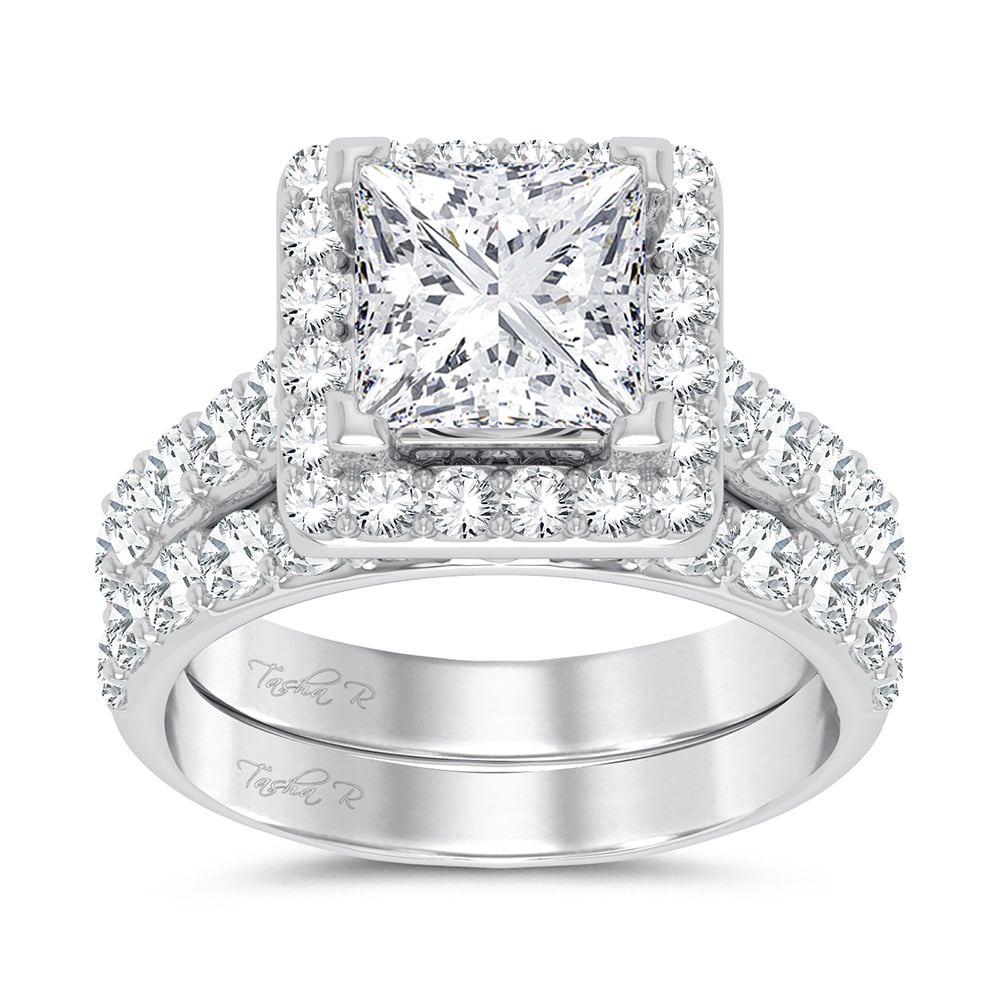14K 5.00CT Certified Lab Grown Diamond Bridal Ring 67442