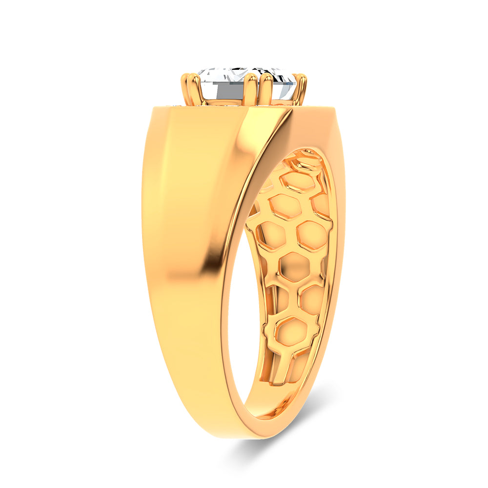 14K 1.98CT Certified Lab Grown Mens Ring 67465
