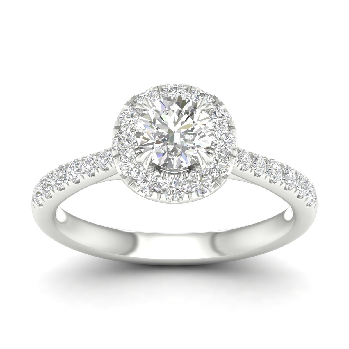14K 1.00CT Lab Grown Diamond Engagement Ring 67688