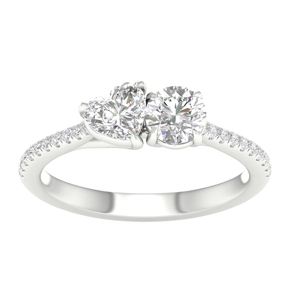 14K 1.15CT Certified Lab Grown Engagement Ring 67721