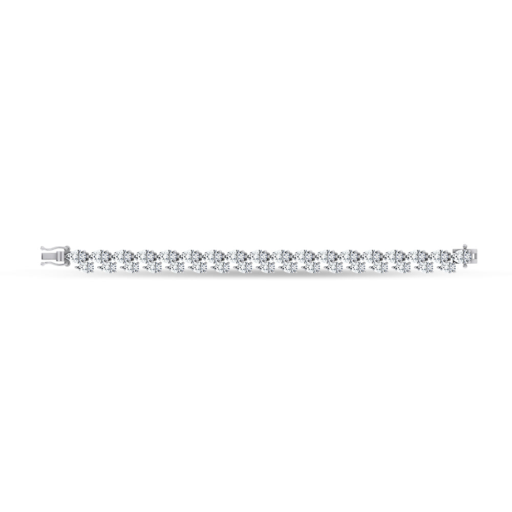 14K 26.50CT Lab Grown Fancy Bracelet 67742