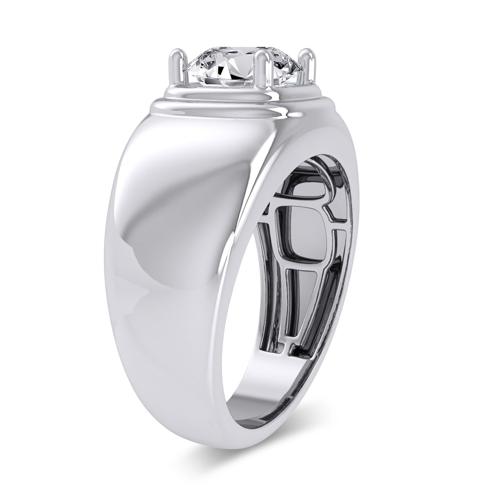 14K 2.00CT Certified Lab Grown Mens Ring 67757