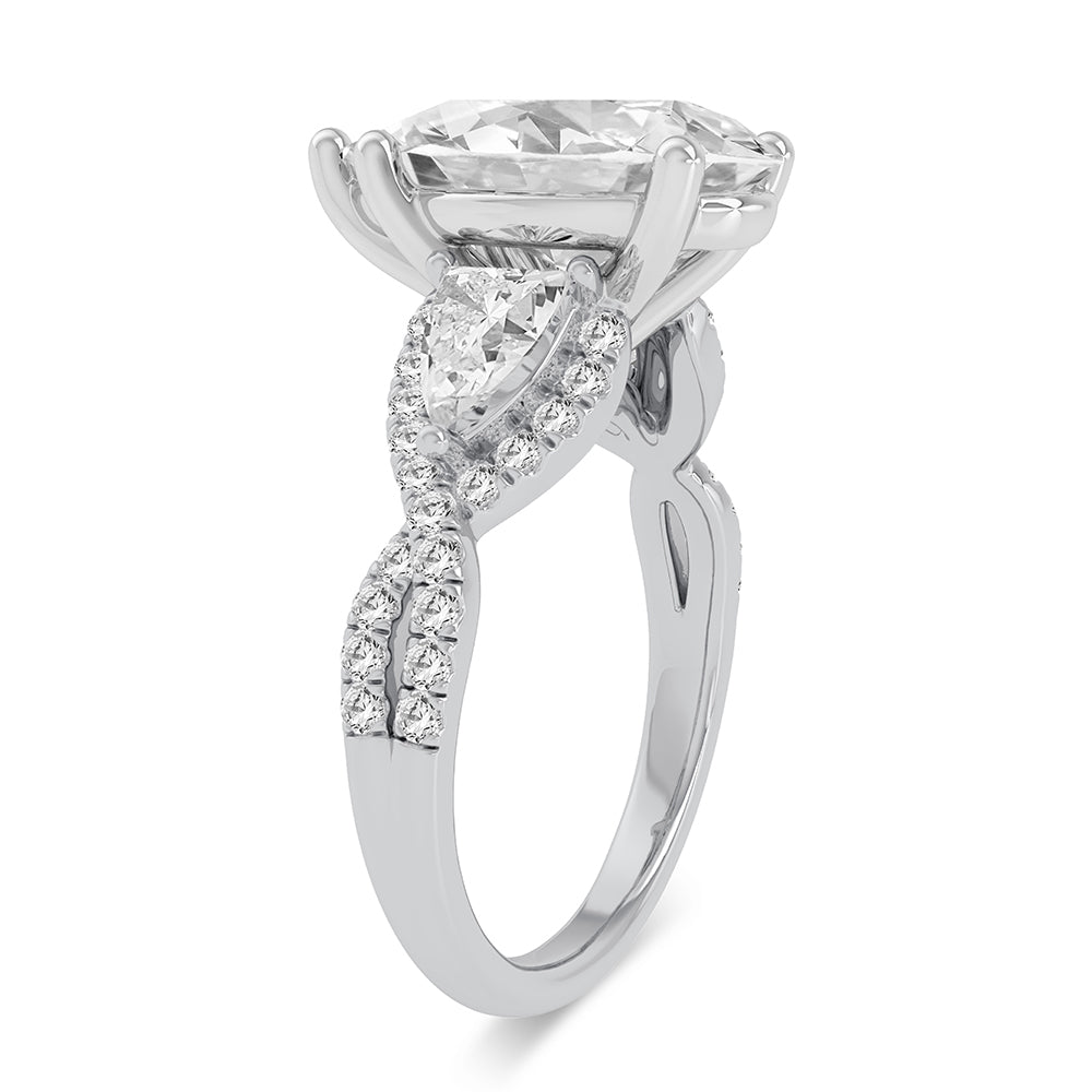 14K 3.90CT Certified Lab Grown Diamond Ring 67820