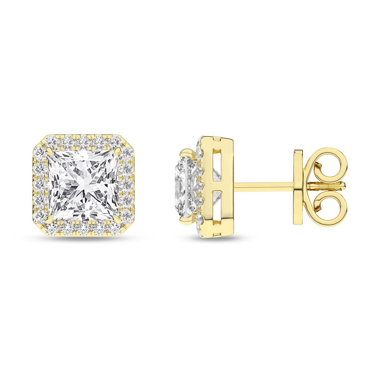 14K 2.25ct Certified Lab Grown Diamond Earrings 67857