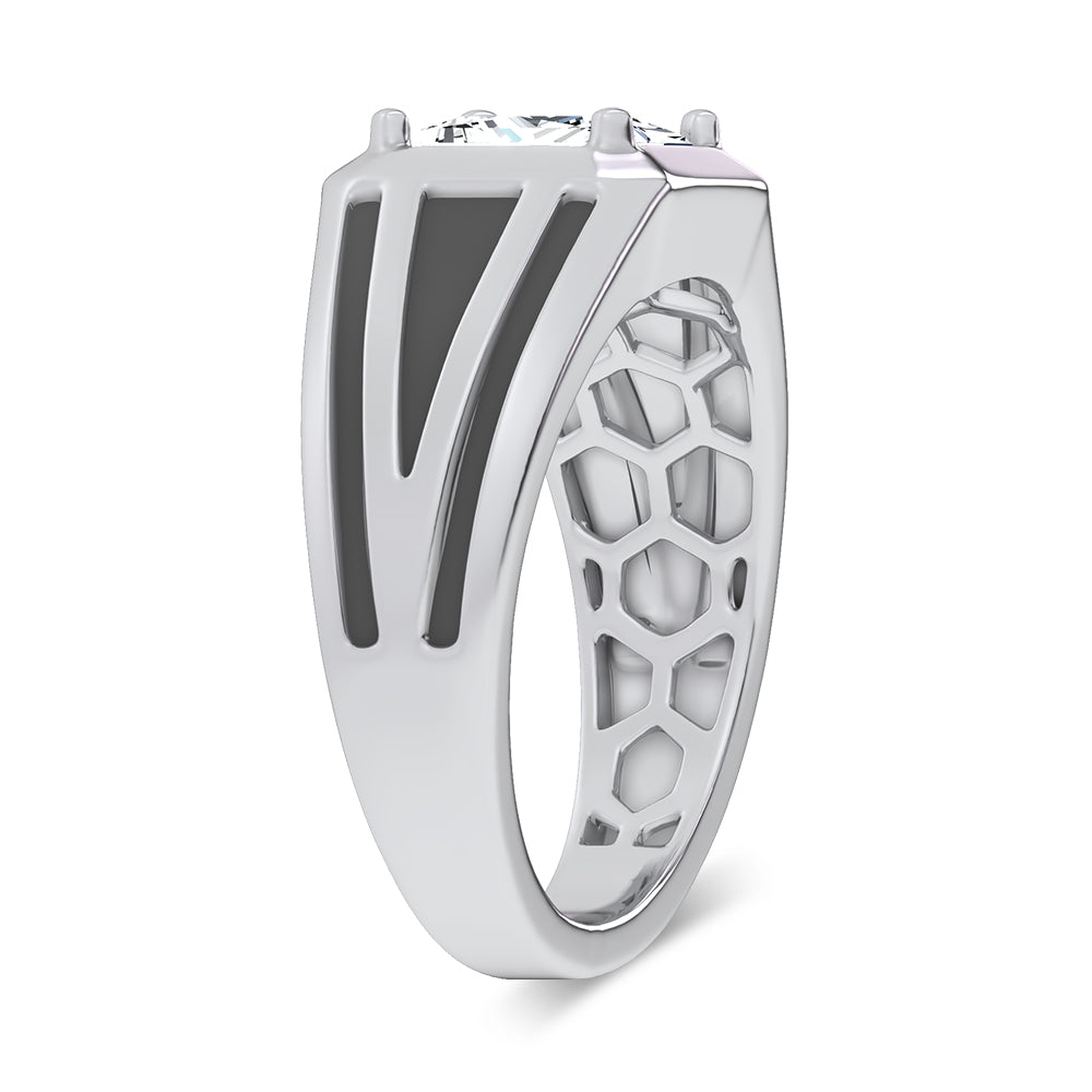14K 2.00CT Certified Lab Grown Mens Ring 68324