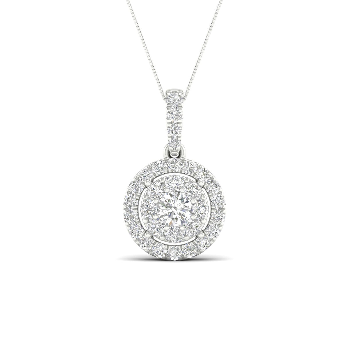 14K 0.50CT Lab Diamond Pendant 68423