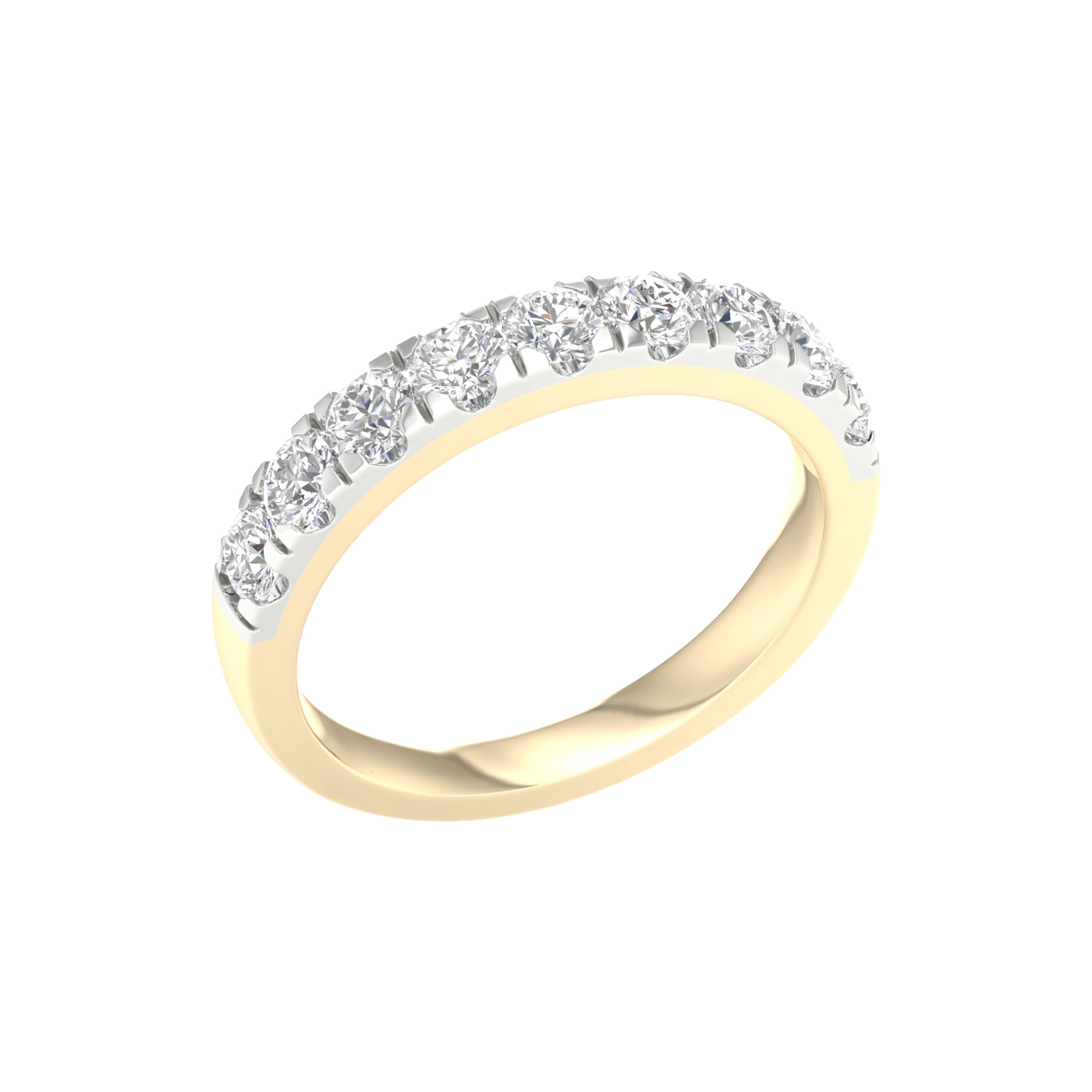 14K 1.00CT Certified Lab Grown Diamond Band 68439