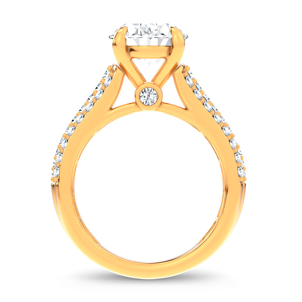 14K 4.00CT Certified Lab Grown Engagement Ring 68494