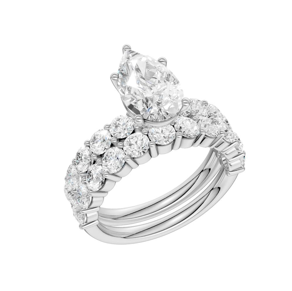 14K 4.00CT Diamond Bridal Set 68772