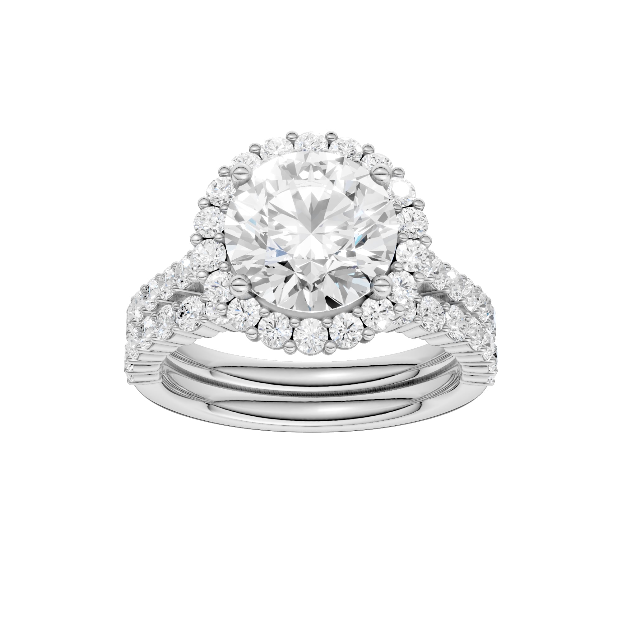 14K 4.00CT DIAMOND BRIDAL SET 68801