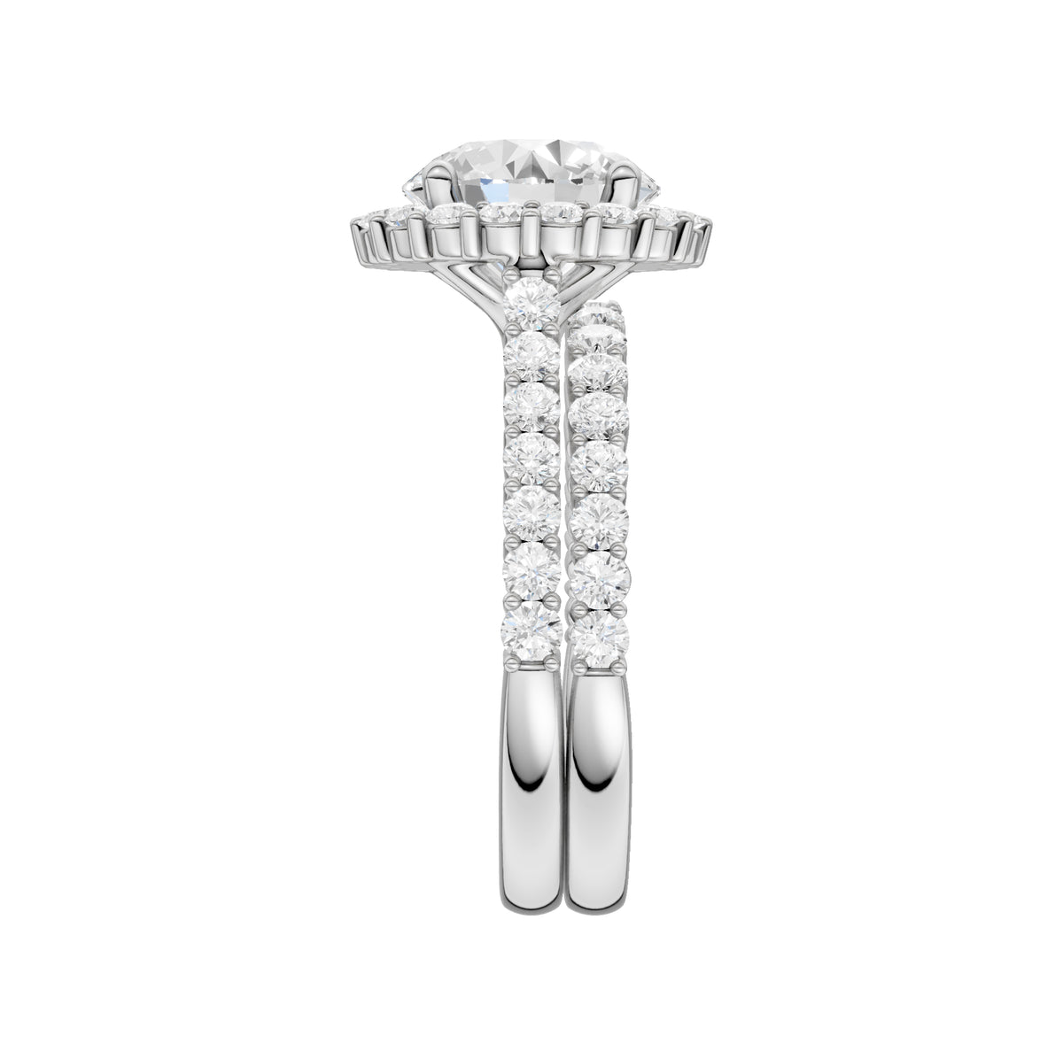 14K 4.00CT DIAMOND BRIDAL SET 68801