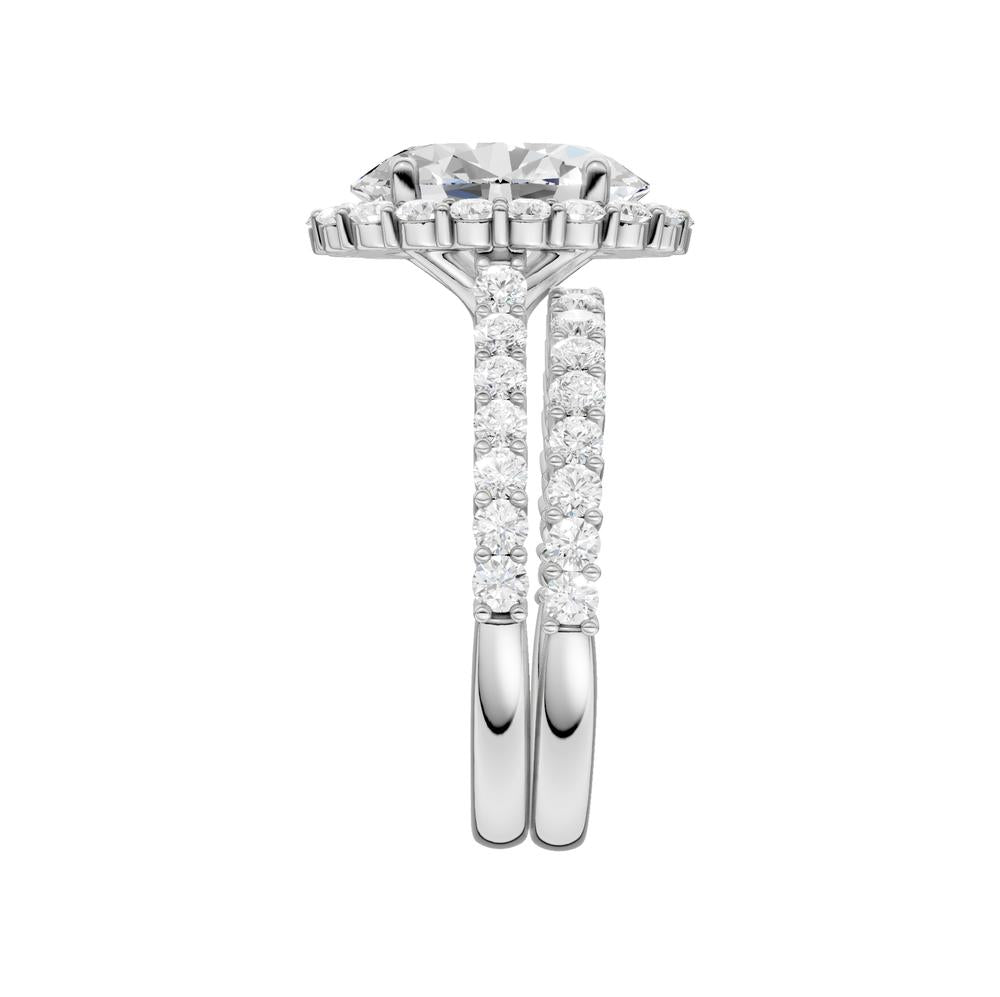 14K 4.00CT DIAMOND BRIDAL SET 68802
