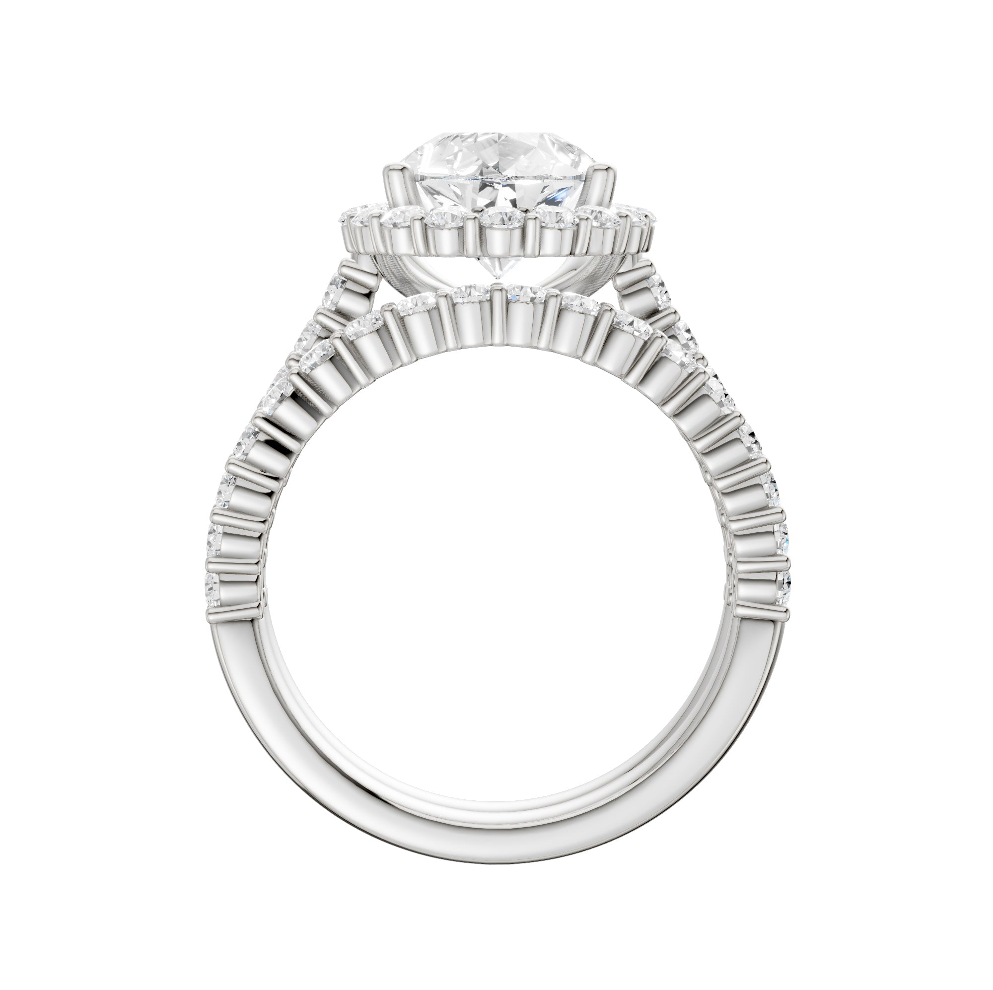 14K 4.00CT DIAMOND BRIDAL SET 68803