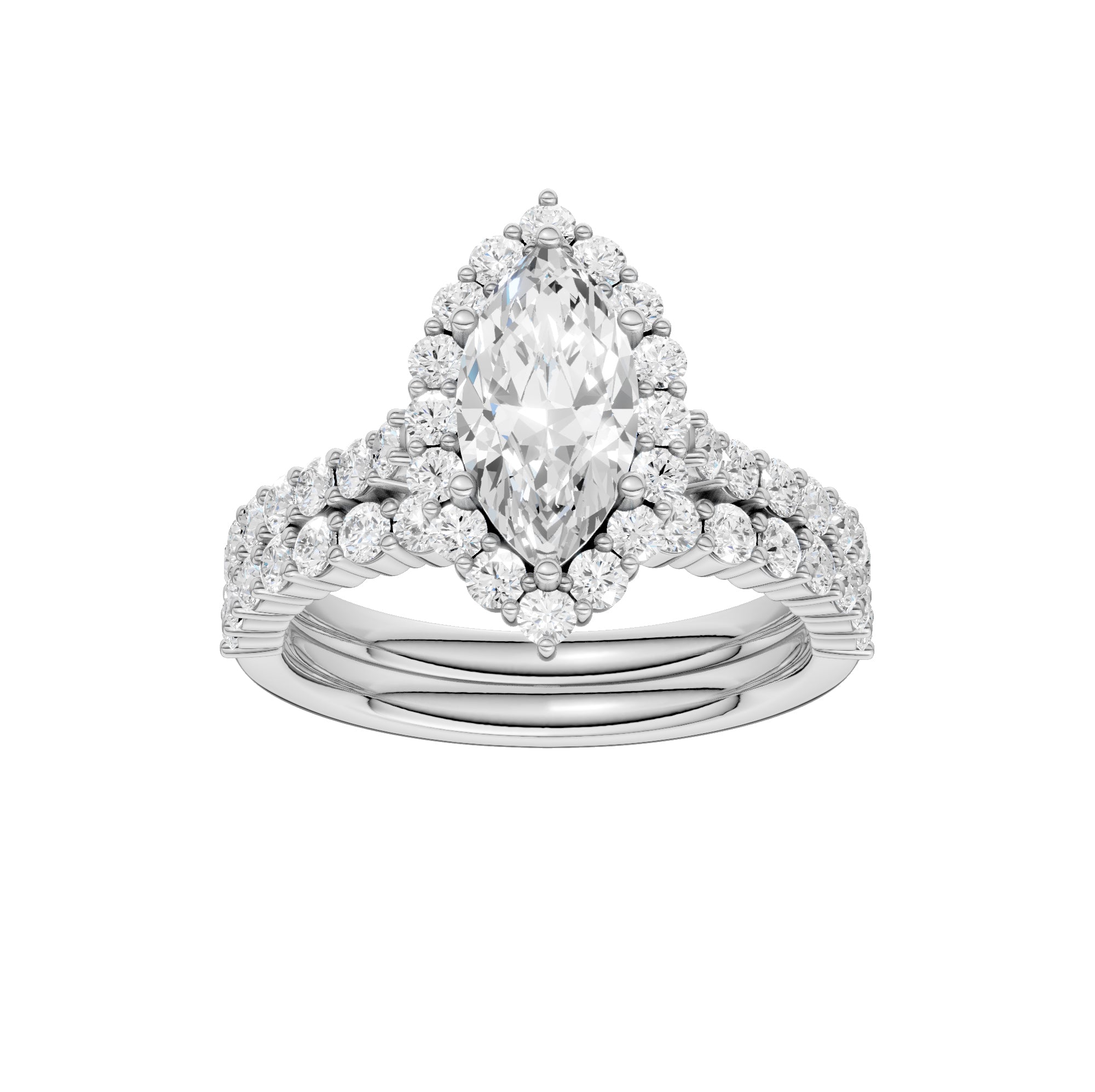 14K 2.00CT DIAMOND BRIDAL SET 68805