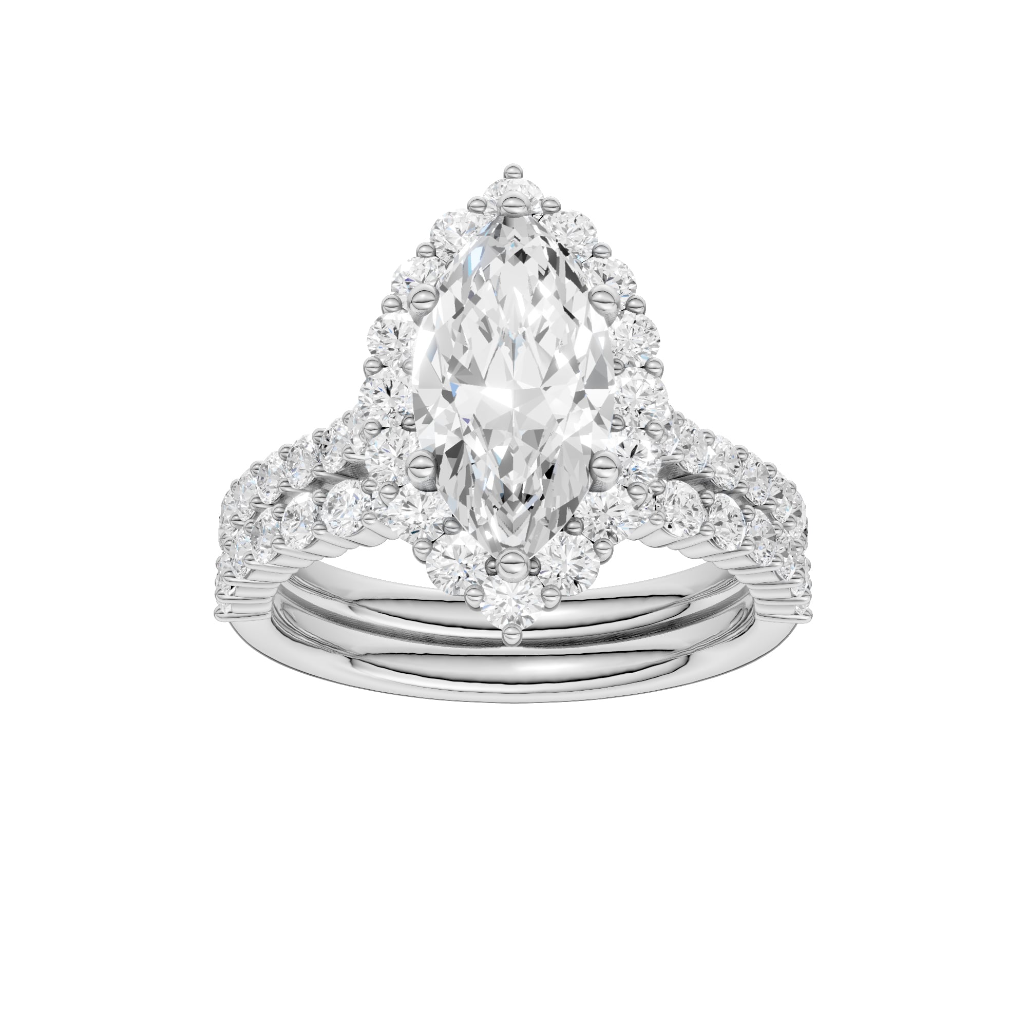 14K 3.00CT DIAMOND BRIDAL SET 68806