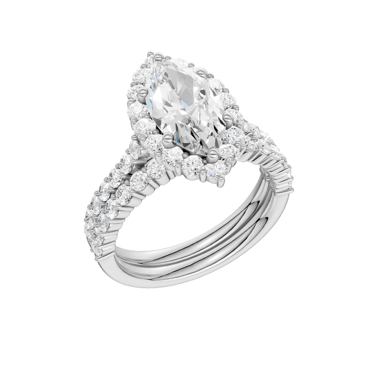 14K 3.00CT DIAMOND BRIDAL SET 68806