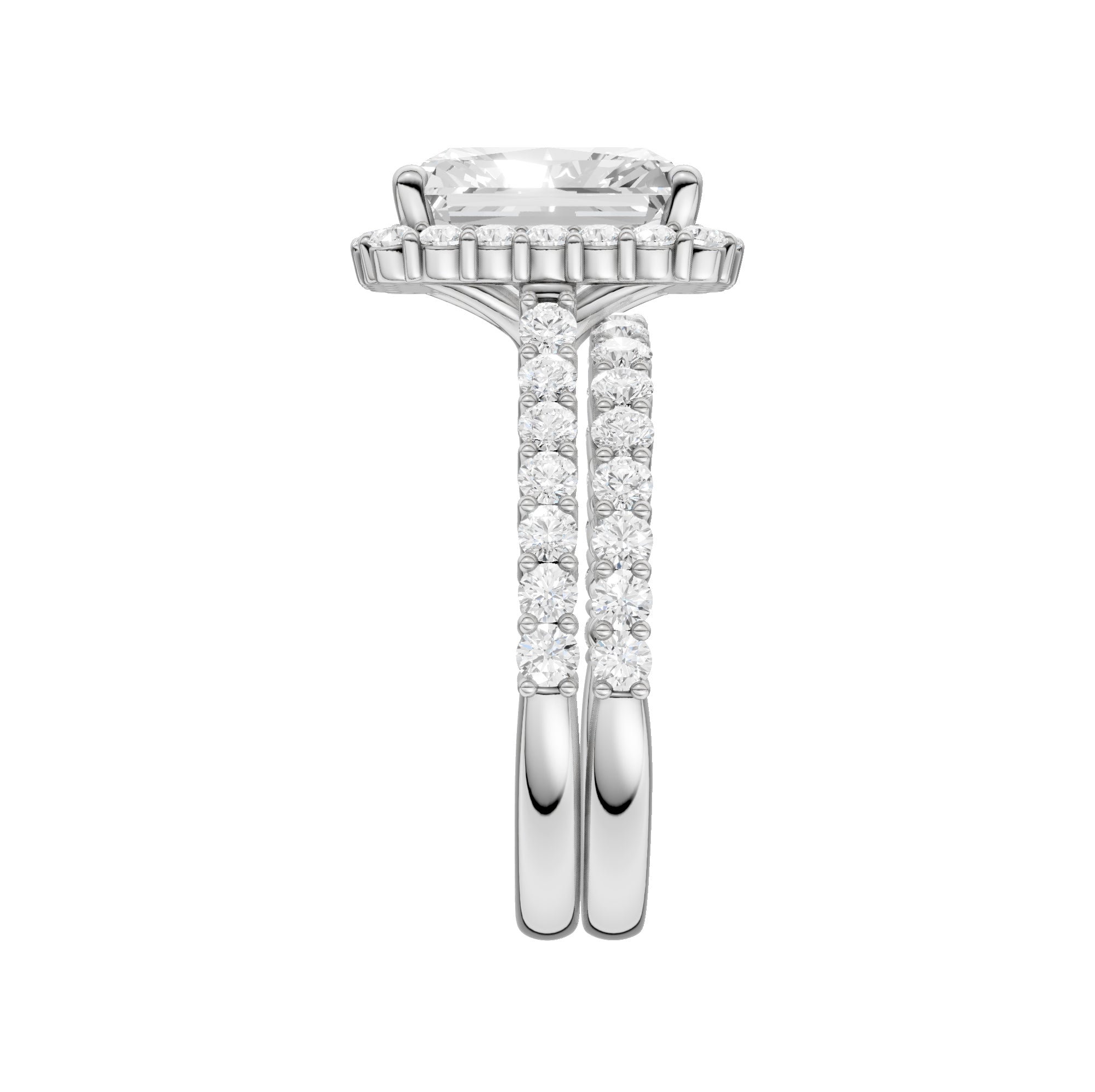 14K 4.00CT DIAMOND BRIDAL SET 68809