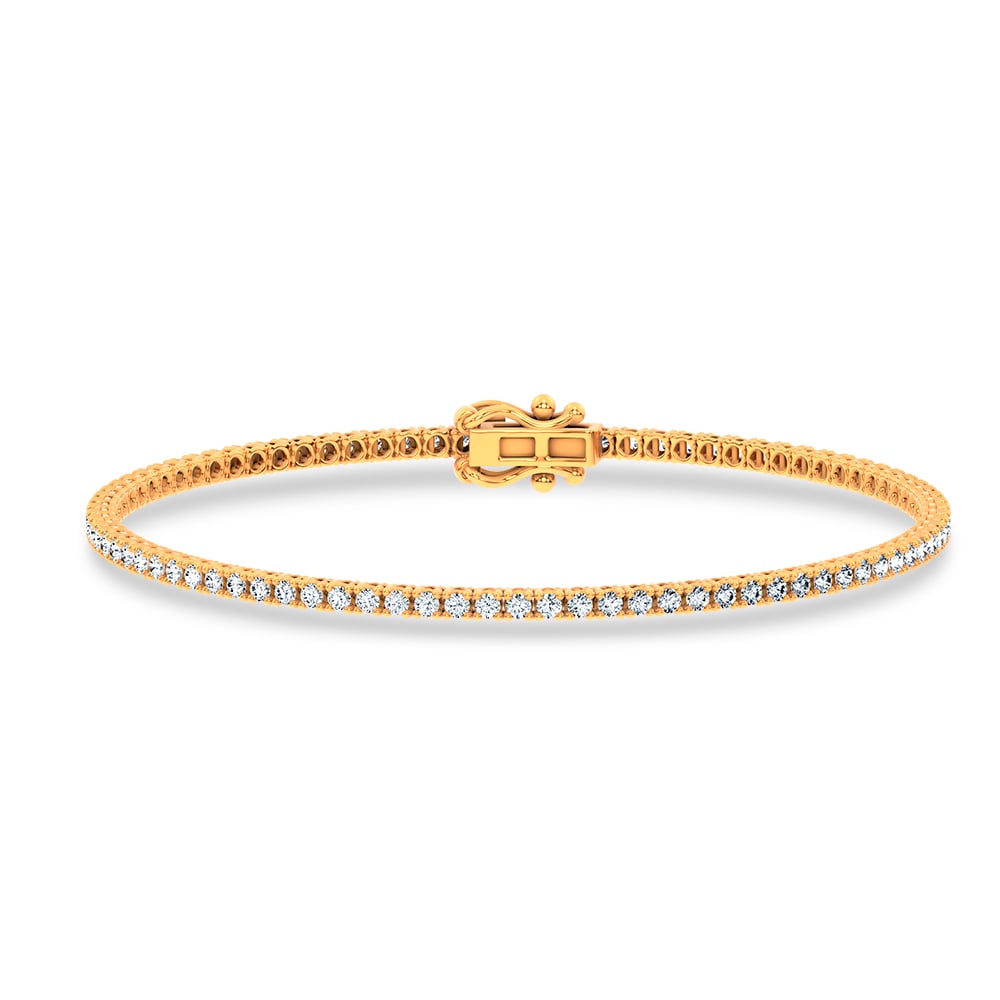 14K 1.00CT Certified Lab Grown DIAMOND BRACELET 68970
