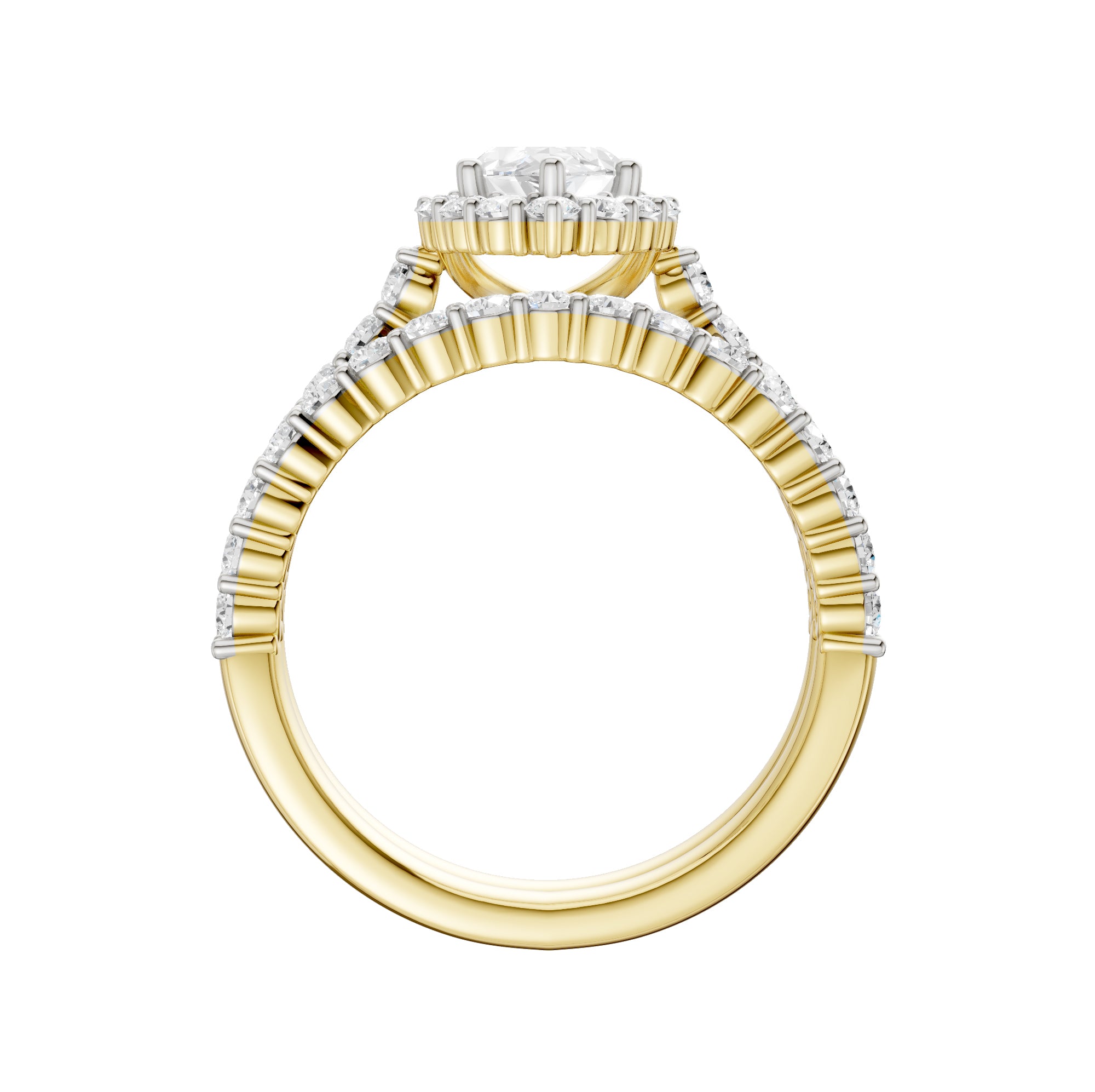 14K 2.00CT DIAMOND BRIDAL SET 68985
