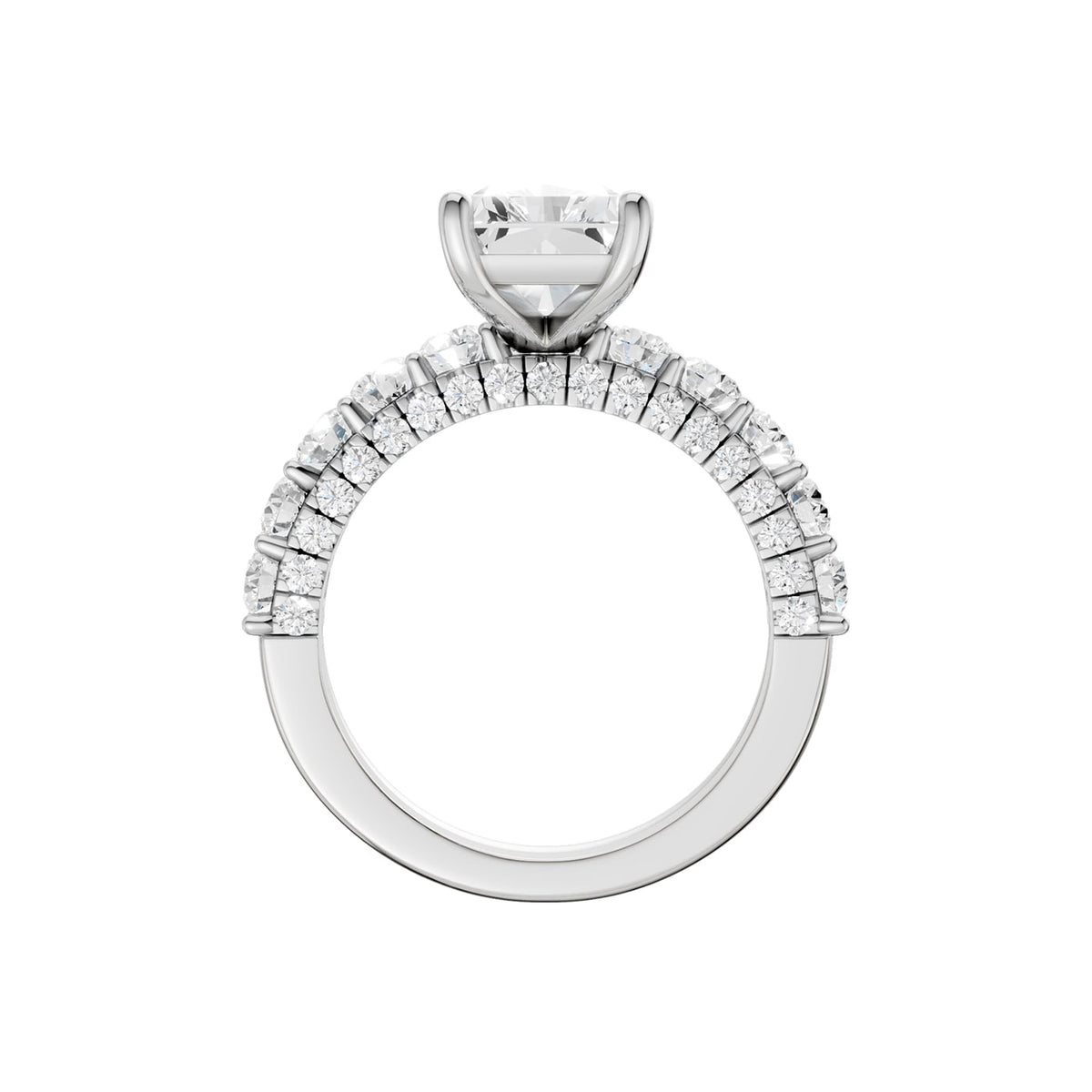 14K 5.00 CT Lab Grown Diamond Bridal Set 69048